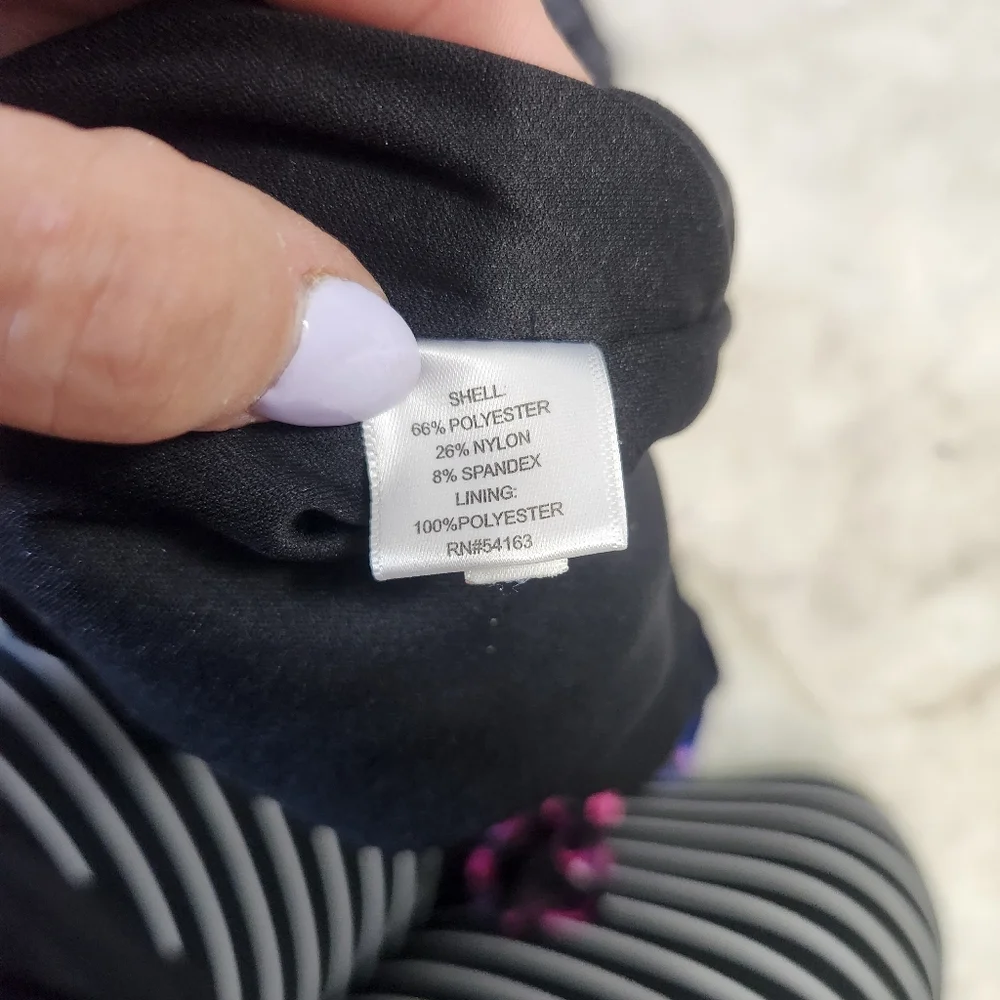 Vicky Tiel  Multicolor Velvet Pop Art  Bat Wings Midi Dress Size SMall Medium - Picture 4 of 11